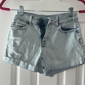 Empyre Light Blue Jean Shorts